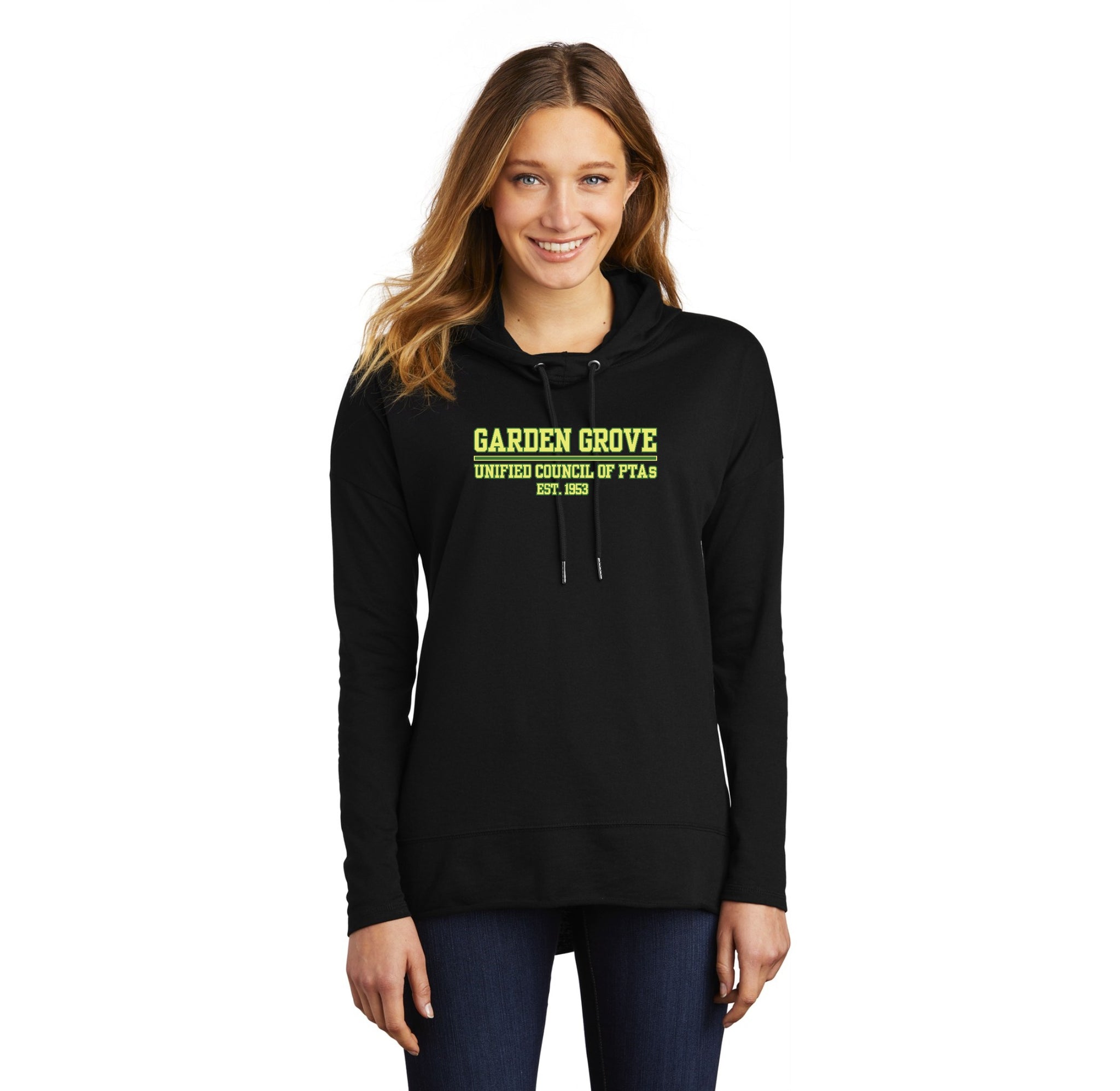 Garden Grove Unified Council PTA On-Demand-Women's Premium Featherweight French Terry Hoodie