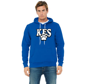 Kent Elementary Spirit Wear 2023-24 On-Demand-Adult Unisex Premium Sponge Fleece Pullover Hoodie KES Horizontal