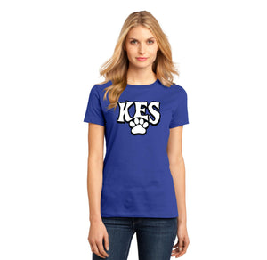 Kent Elementary Spirit Wear 2023-24 On-Demand-Womens Premium Tee KES Horizontal