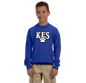 Kent Elementary Spirit Wear 2023-24 On-Demand-Youth Unisex Crewneck Sweatshirt KES Horizontal