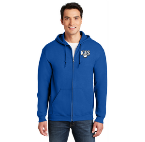 Kent Elementary Spirit Wear 2023-24 On-Demand-Adult Unisex Full-Zip Hooded Sweatshirt KES Horizontal