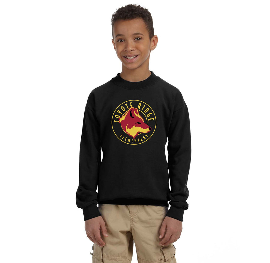Coyote Ridge Elementary On-Demand-Youth Unisex Crewneck Sweatshirt Circle