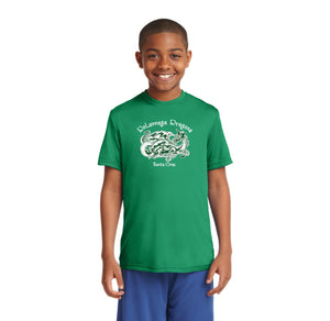 Delaveaga Elementary Spirit Wear 2023/24 On-Demand-Youth Unisex Dri-Fit Shirt Dragon Logo