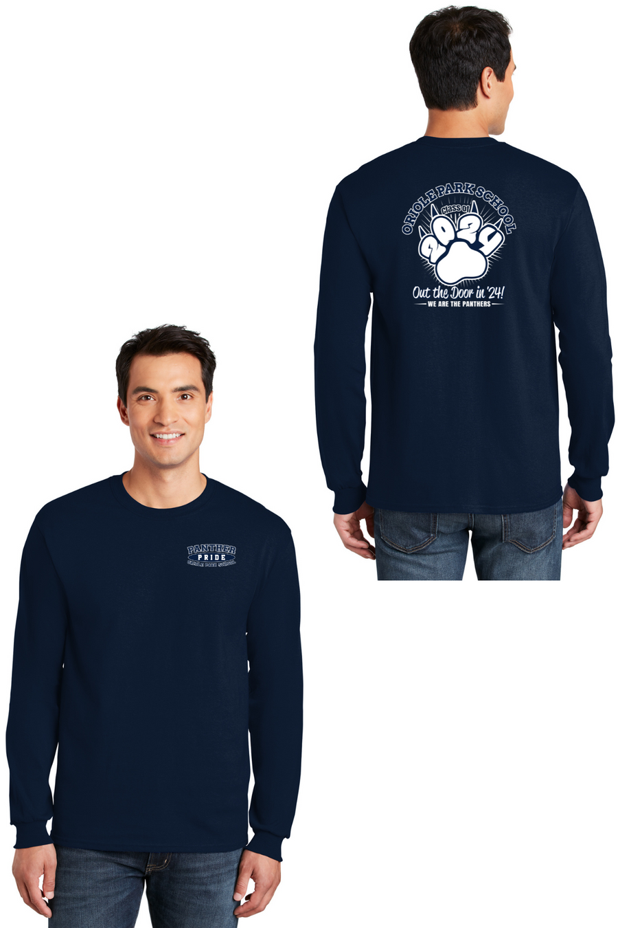 Oriole Park Class of 2024 Spirit Store-Adult Unisex Long Sleeve Tee