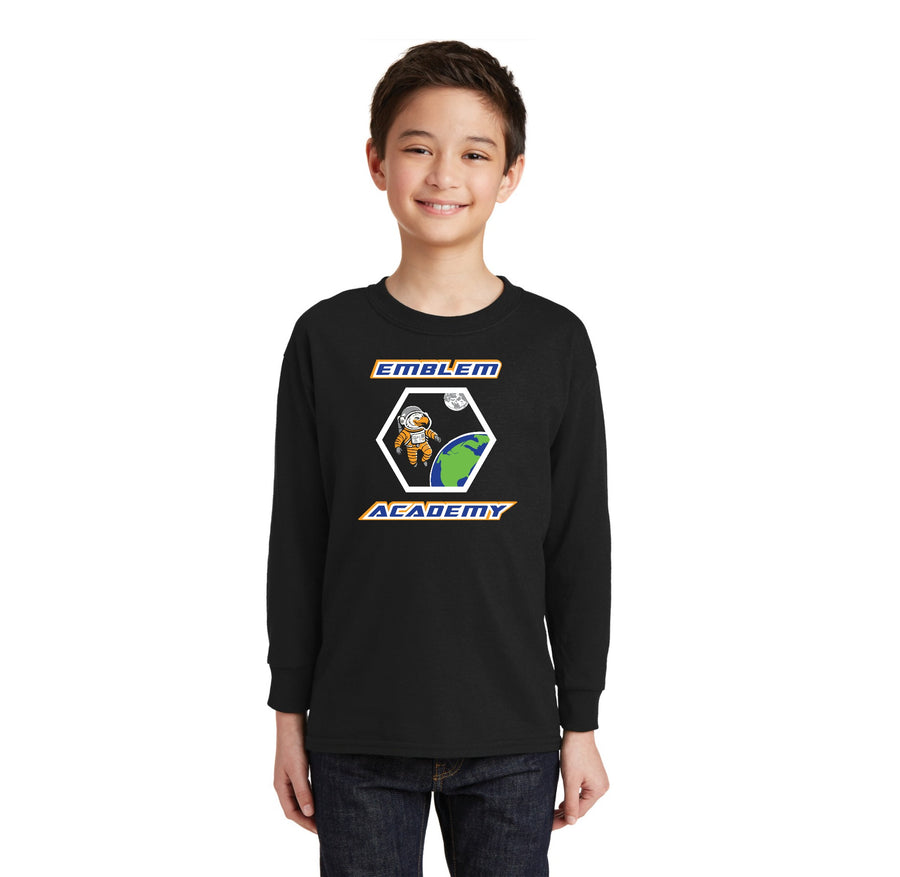 Emblem Academy NASA Space Station Spirit Wear 2023-Youth Unisex Long Sleeve Tee
