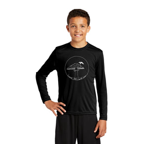 Laurel Tree Charter-Youth Unisex Dri-Fit Long Sleeve Tee Mushroom Logo