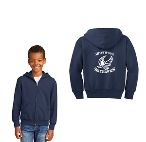 Silverwood Elementary Spirit Wear 2023-24 On-Demand-Youth Unisex Full-Zip Hooded Sweatshirt