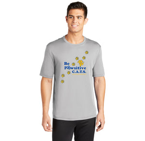Alcott Elementary Spirit Wear II 2023-24-Adult Unisex Dri-Fit Shirt Pawsitive Logo
