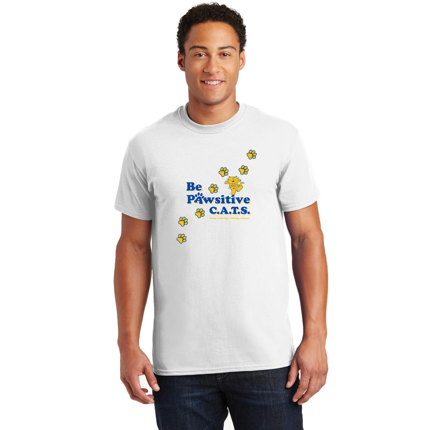 Alcott Elementary Spirit Wear II 2023-24-Adult Unisex T-Shirt Pawsitive Logo