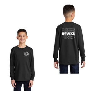 Hanover Elementary Spirit Wear 2023-24 On-Demand-Youth Unisex Port & Company Long Sleeve Shirt