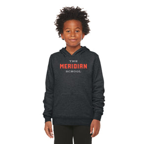 The Meridian School Spirit Wear 2023-24 On-Demand-Youth Unisex BELLA+CANVAS Premium Fleece Hoodie Center Chest Logo
