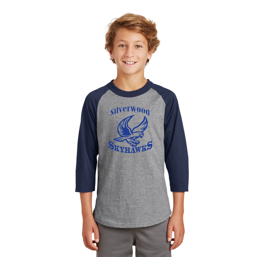 Silverwood Elementary Spirit Wear 2023-24 On-Demand-Youth Unisex Baseball Tee