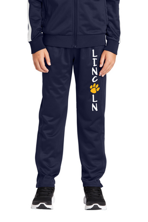 Lincoln Elm Spirit Wear 2023-24 (Cupertino, CA) On-Demand-Youth Unisex Sport-Tek Tricot Track Jogger Pants