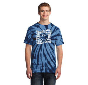 Liberty Elementary Fall Spirit Wear 2023-24 On-Demand-Adult Unisex Tie-Dye Shirt Smiley Logo