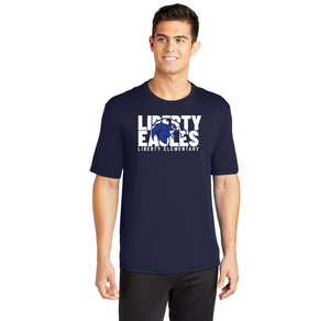 Liberty Elementary Fall Spirit Wear 2023-24 On-Demand-Adult Unisex Dri-Fit Shirt Eagle Logo