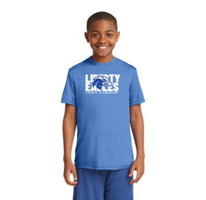 Liberty Elementary Fall Spirit Wear 2023-24 On-Demand-Youth Unisex Dri-Fit Shirt Eagle Logo