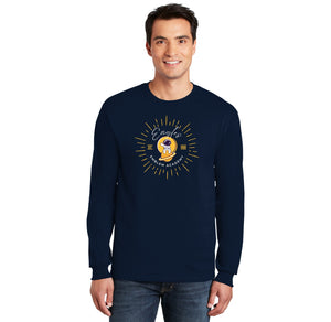 Emblem Academy Spirit Wear 2023-24 On-Demand Store-Adult Unisex Long Sleeve Tee Astronaut Logo