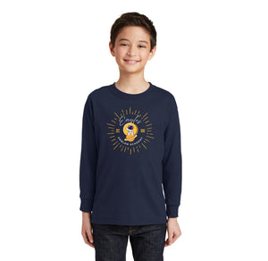 Emblem Academy Spirit Wear 2023-24 On-Demand Store-Youth Unisex Long Sleeve Tee Astronaut Logo