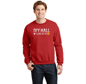 Ivy Hall Elementary Spirit Wear 2023-24 On-Demand-Adult Unisex Crewneck Sweatshirt Stripe