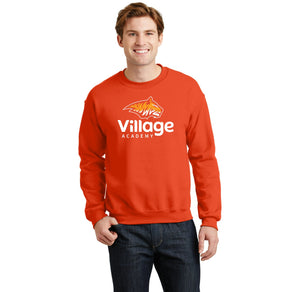 Village Academy Spirit Wear 2023-24 On-Demand-Adult Unisex Crewneck Sweatshirt Tiger Logo