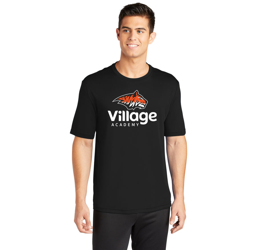 Village Academy Spirit Wear 2023-24 On-Demand-Adult Unisex Dri-Fit Shirt Tiger Logo