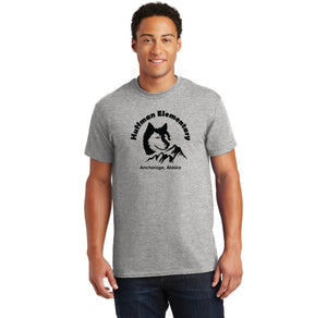 Huffman Elementary Spirit Wear 2023-24 On-Demand-Adult Unisex T-Shirt Husky Logo