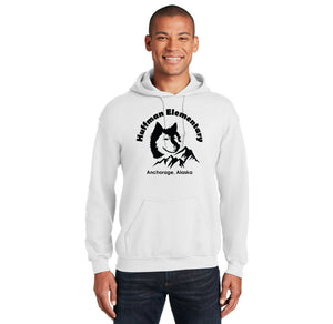 Huffman Elementary Spirit Wear 2023-24 On-Demand-Adult Unisex Hoodie Husky Logo