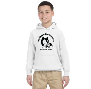 Huffman Elementary Spirit Wear 2023-24 On-Demand-Youth Unisex Hoodie Husky Logo