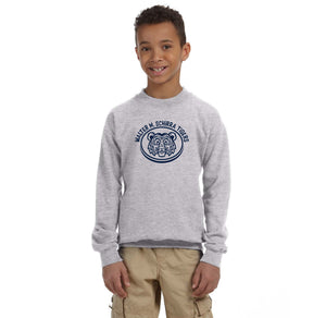 Walter M. Schirra Elementary Spirit Wear 2023-24 On-Demand-Youth Unisex Crewneck Sweatshirt Circle Logo