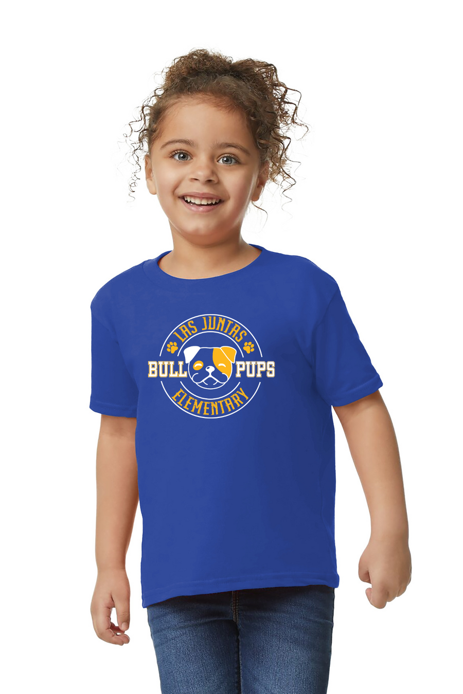 Las Juntas Elementary 2023-24 On-Demand-Toddler Unisex T-Shirt Circle Logo