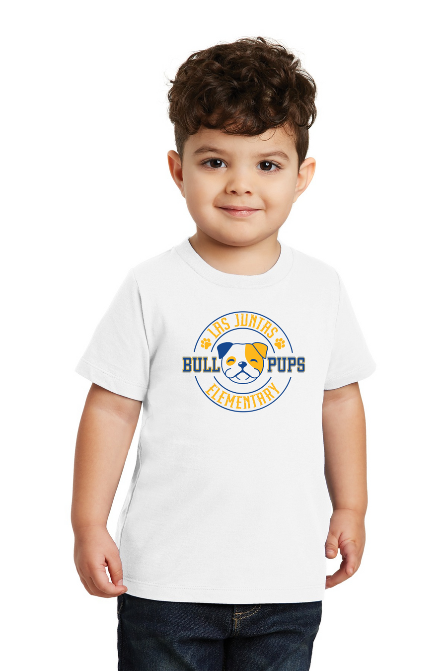 Las Juntas Elementary 2023-24 On-Demand-Toddler Premium Unisex T-Shirt Circle Logo