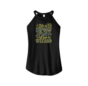 Mockup Test Store FE On-Demand Live Test-Womens Premium Perfect Tri Rocker Tank On-Demand