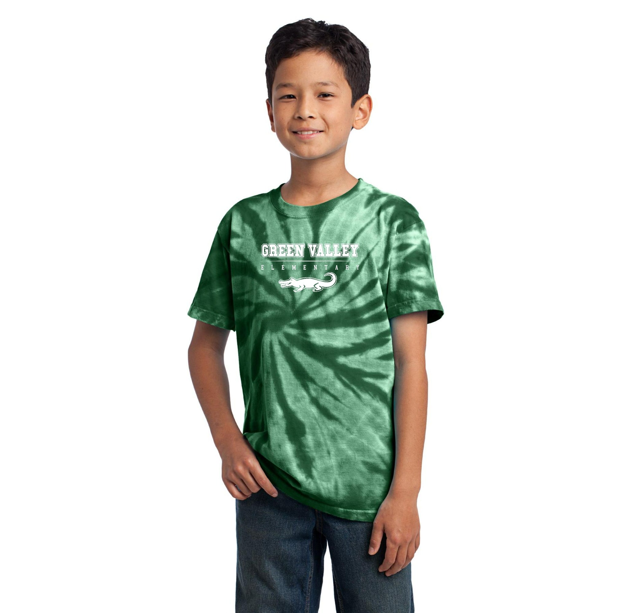 Green Valley Gator Gear 2024 On-Demand-Youth Unisex Tie-Dye Shirt