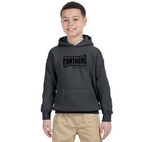 Panther Lacrosse 2023-24 On-Demand-Youth Unisex Hoodie Black Logo