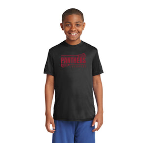 Panther Lacrosse 2023-24 On-Demand-Youth Unisex Dri-Fit Shirt Maroon Logo