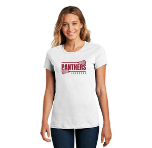 Panther Lacrosse 2023-24 On-Demand-Womens Premium Tee Maroon Logo