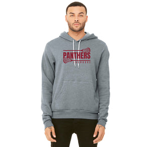 Panther Lacrosse 2023-24 On-Demand-Adult Unisex Premium Sponge Fleece Pullover Hoodie Maroon Logo