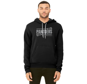 Panther Lacrosse 2023-24 On-Demand-Adult Unisex Premium Sponge Fleece Pullover Hoodie Grey Logo