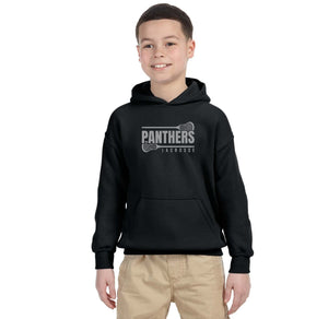 Panther Lacrosse 2023-24 On-Demand-Youth Unisex Hoodie Grey Logo