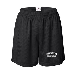 PE Uniform Demo Store-Women's Pro Mesh 5-inch Inseam Shorts with Solid Liner