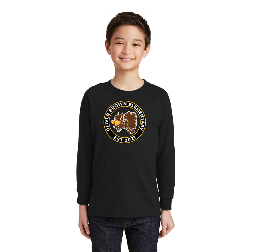 Oliver Brown Elementary Spirit Wear 2024 On-Demand-Youth Unisex Long Sleeve Tee