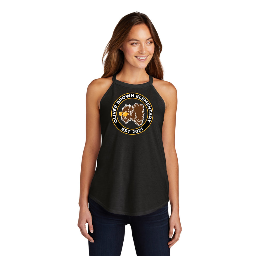 Oliver Brown Elementary Spirit Wear 2024 On-Demand-Women's Premium Perfect Tri Rocker Tank