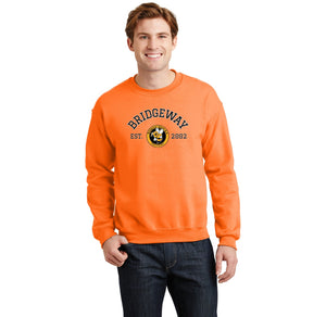 Bridgeway Island-Adult Unisex Crewneck Sweatshirt Circle Logo