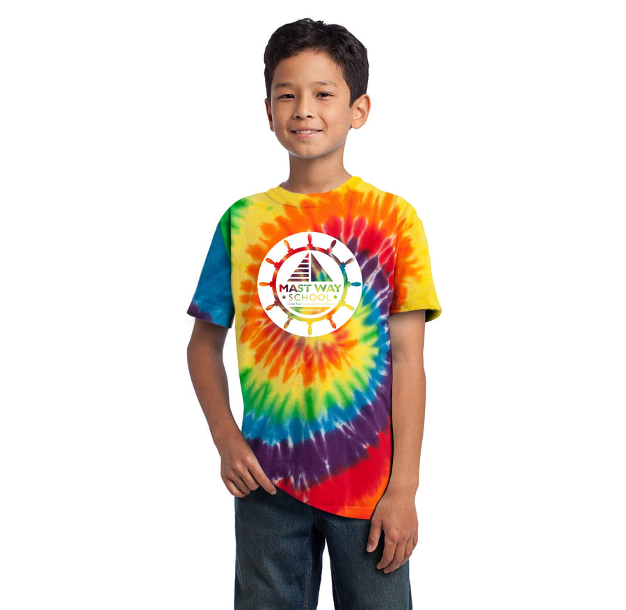 Mast Way Elementary Spring Spirit Wear 2024 On-Demand-Youth Unisex Tie-Dye Shirt