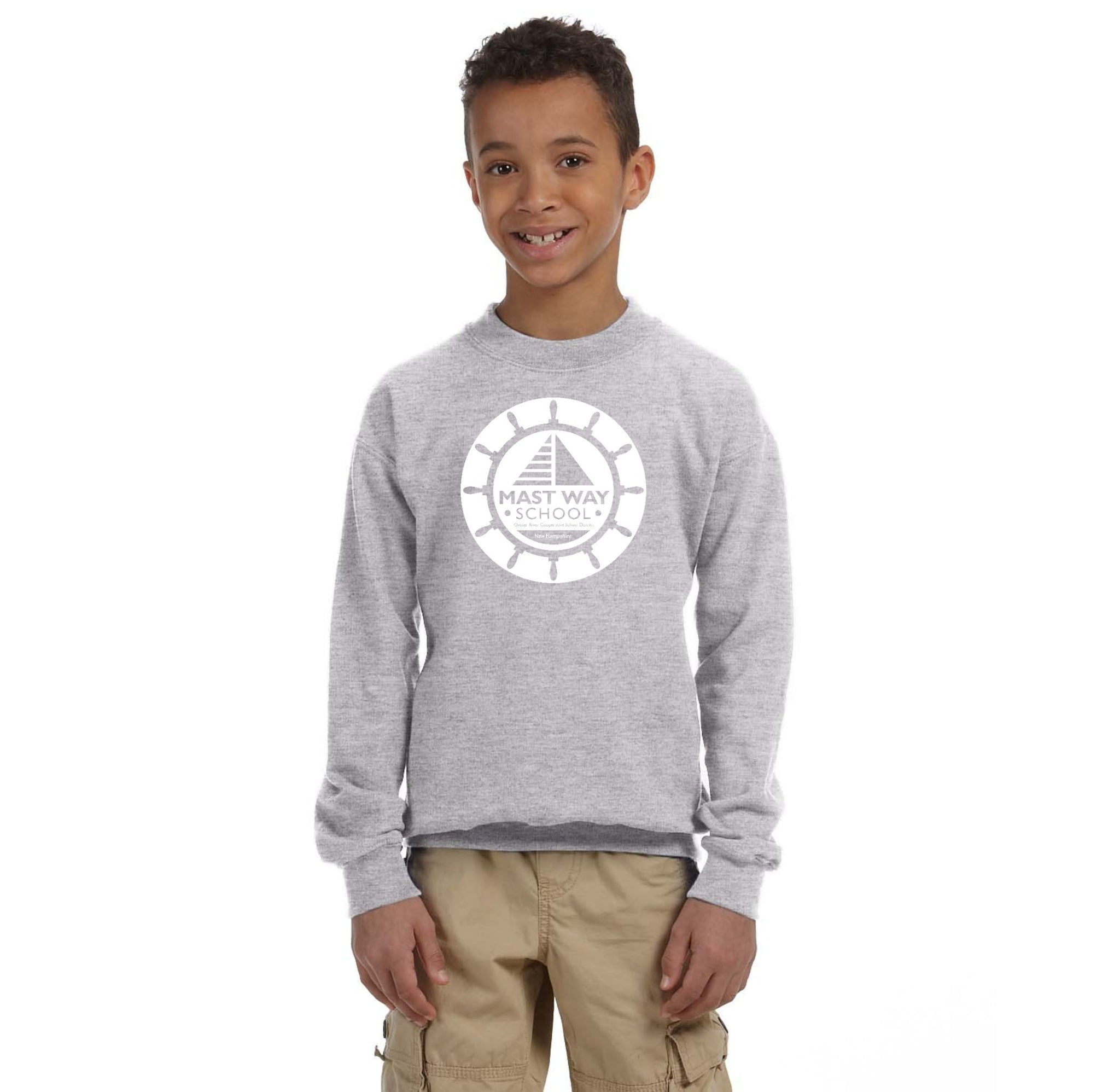 Mast Way Elementary Spring Spirit Wear 2024 On-Demand-Youth Unisex Crewneck Sweatshirt