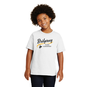 Bridgeway Island-Youth Unisex T-Shirt Cursive Logo