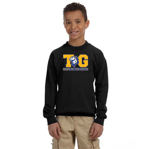 Twin Groves MS Spirit Wear 2024 On-Demand-Youth Unisex Crewneck Sweatshirt TG Logo