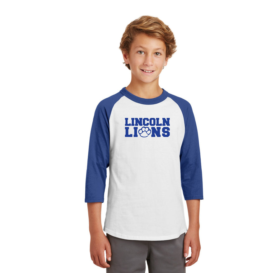 Lincoln Elementary Spirit Wear 2023/24 On-Demand-Youth Unisex Baseball Tee