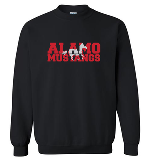 Alamo Elementary Crewneck Sweatshirt Example