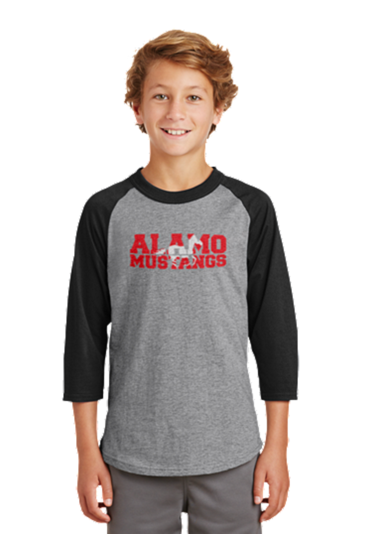 Alamo Elementary Unisex Baseball Tee